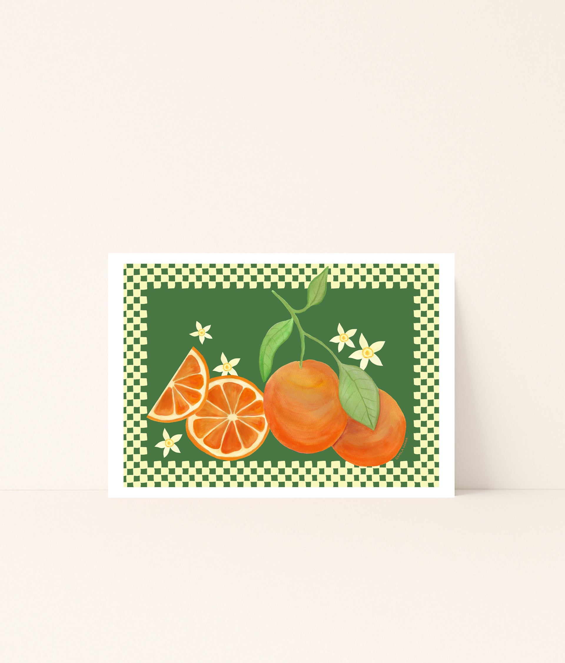 Print Cítricos ao Quadrado