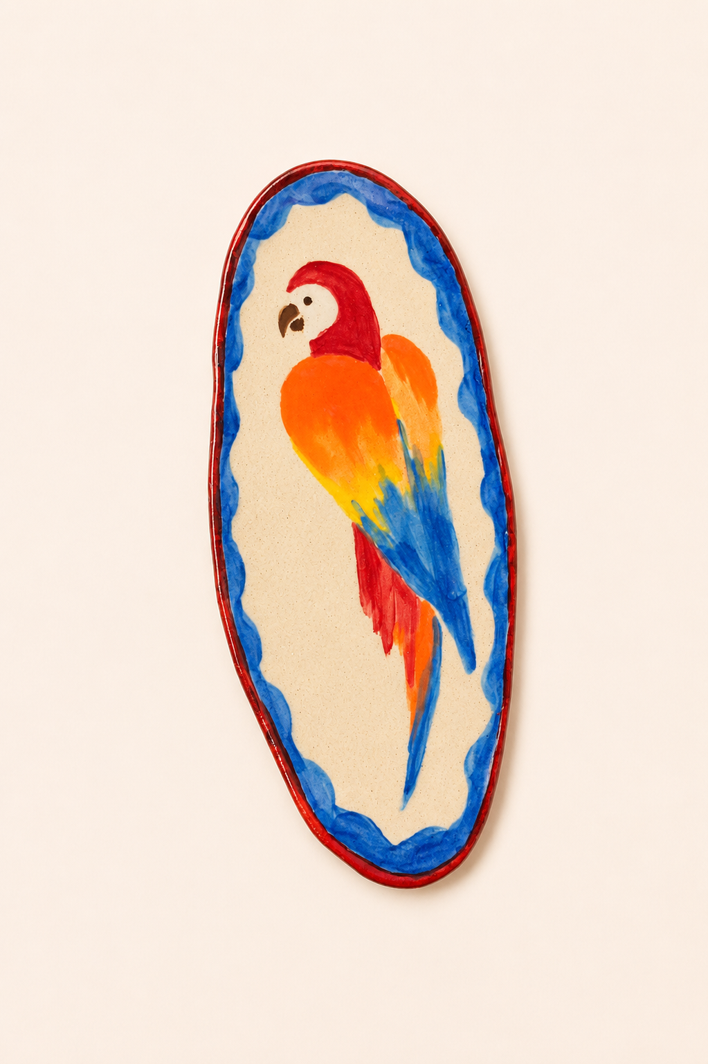 Macaw Serving Platter
