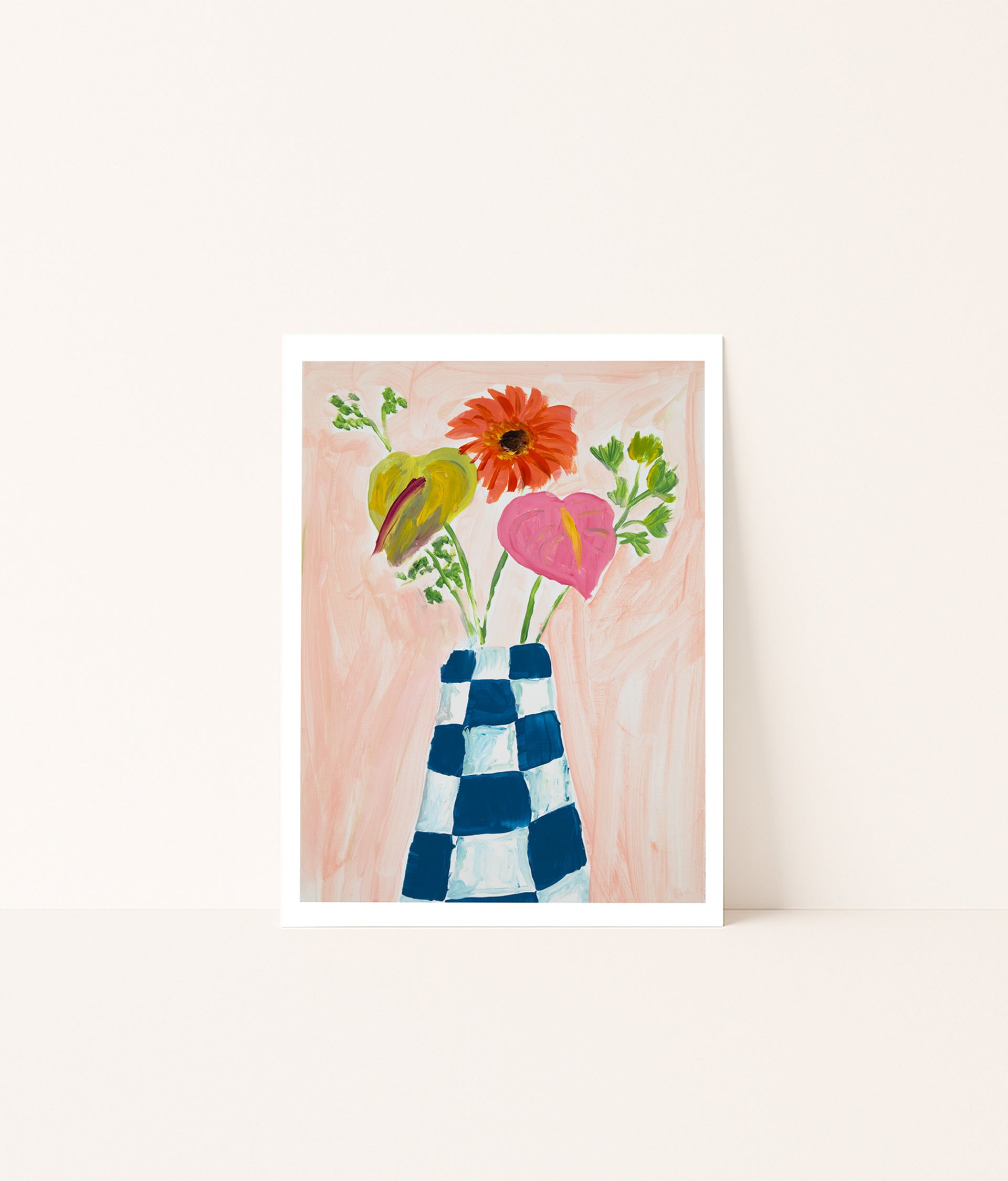 Estampa xadrez Bloom