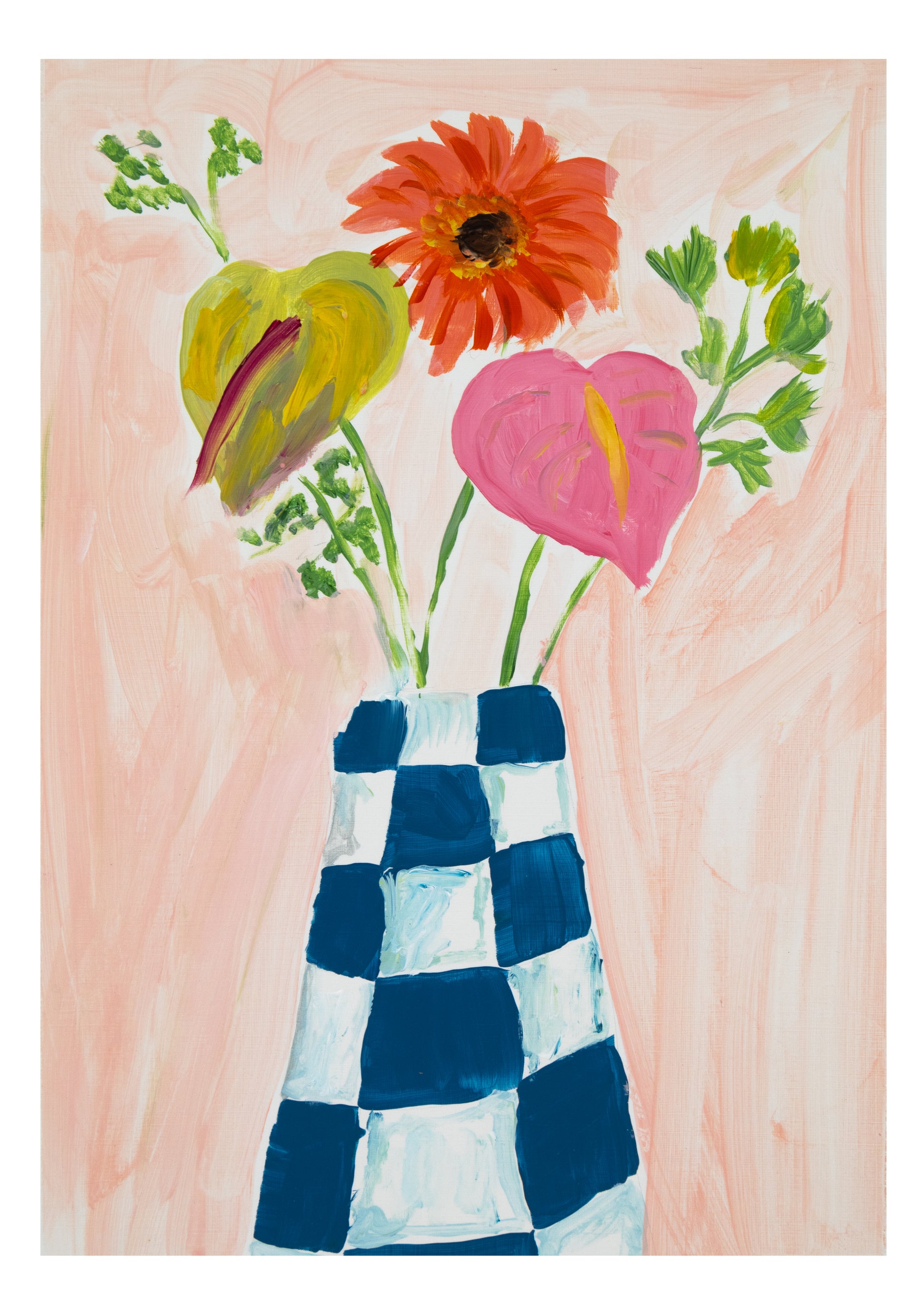 Estampa xadrez Bloom